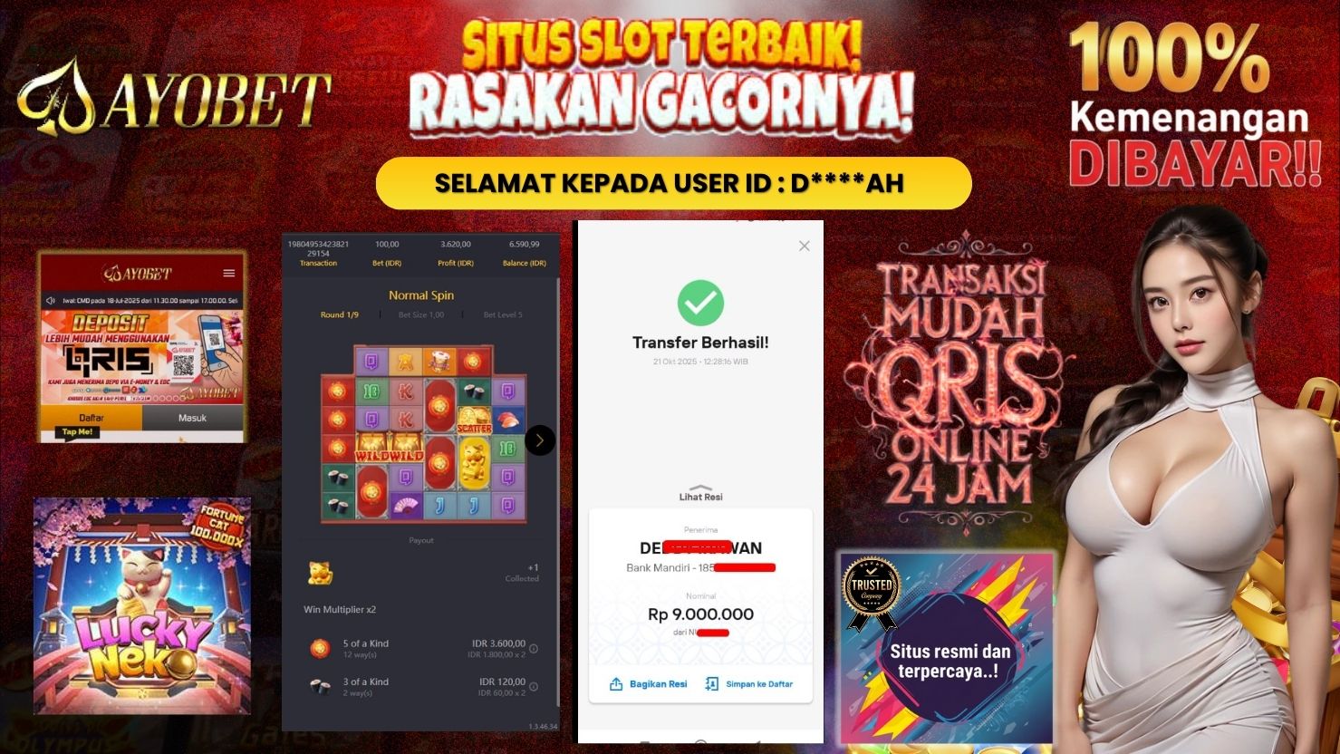 AYOBET JACKPOT SLOT LUCKY NEKO
